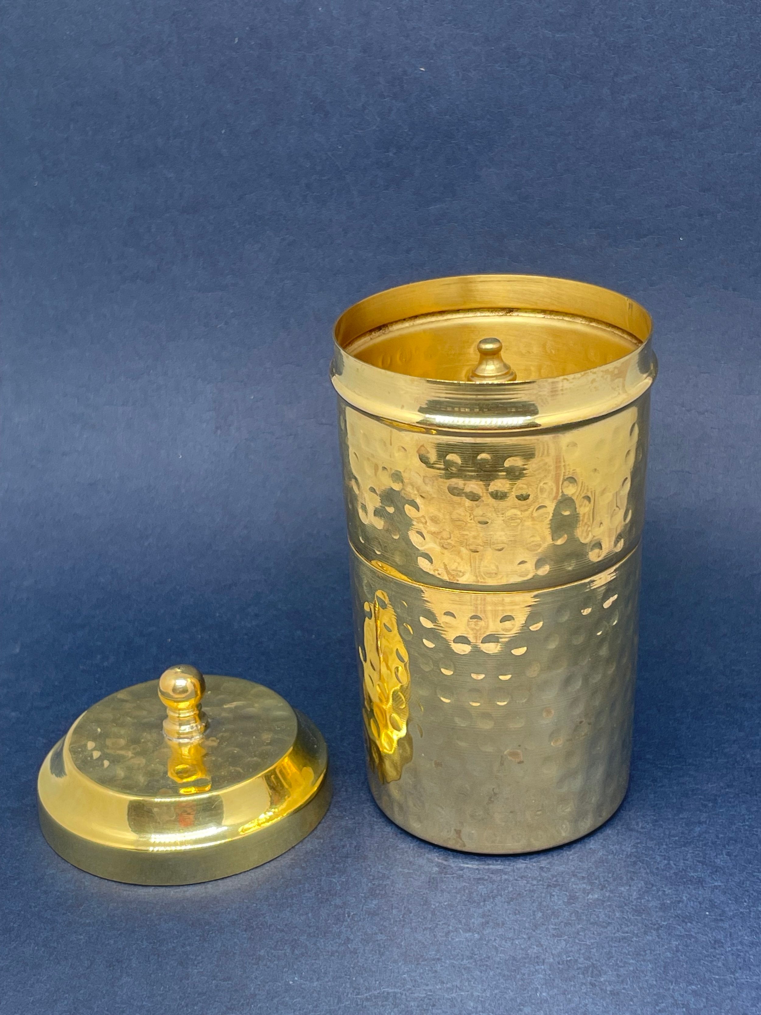 Indian Traditional Brass Filter Coffee Brewer